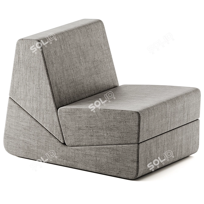 Zanotta Galeotta Convertible Armchair 3D model image 2