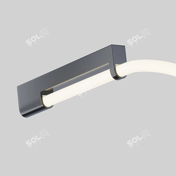 Sleek Freelight Ring Pendant 3D model image 3