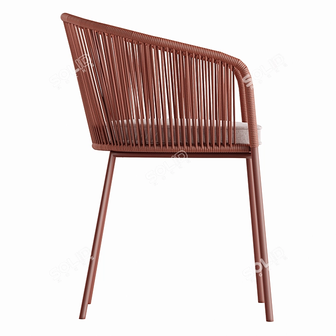Modern Indoor/Outdoor Yanet Chair 3D model image 4
