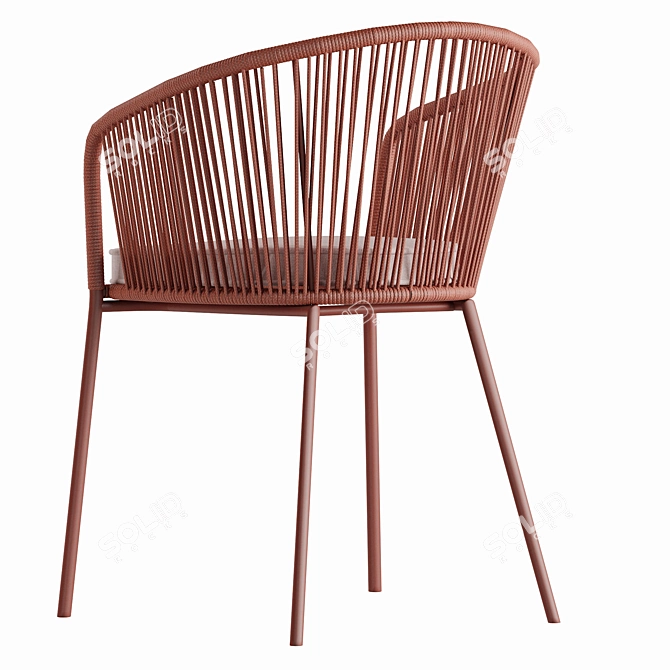 Modern Indoor/Outdoor Yanet Chair 3D model image 5