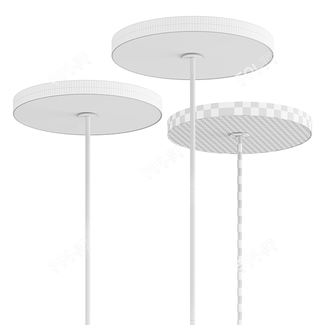 Elegant Modern Floor Lamp 3D model image 3