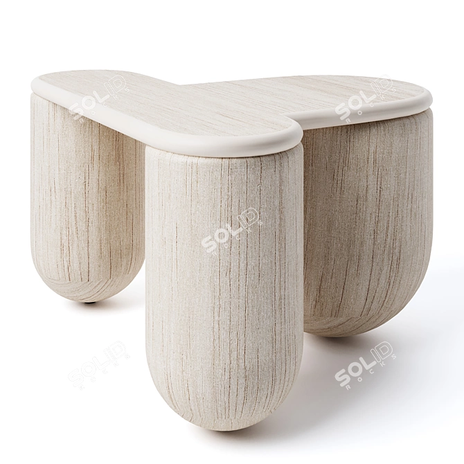 Sleek Designer Coffee Table Essence 3D model image 1