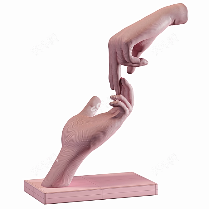 Elegant Hand Sculpture 2015 Edition 3D model image 4