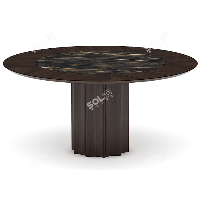 Elegant Dining Set: ST3 160x160 & Apriori S 3D model image 3