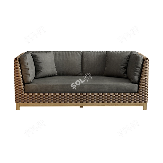 Costa Rica Double Sofa 3D model image 3