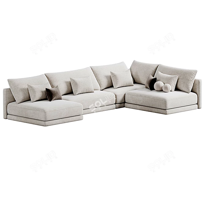 Katarina Corner Sofa by Blanche 3D model image 2