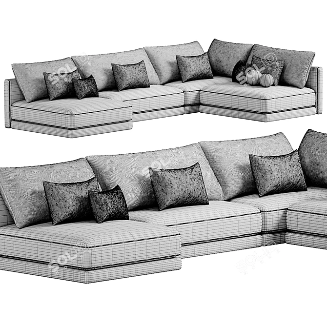 Katarina Corner Sofa by Blanche 3D model image 6