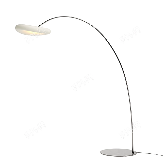 Modern LED Floor Lamp Set 3D model image 2