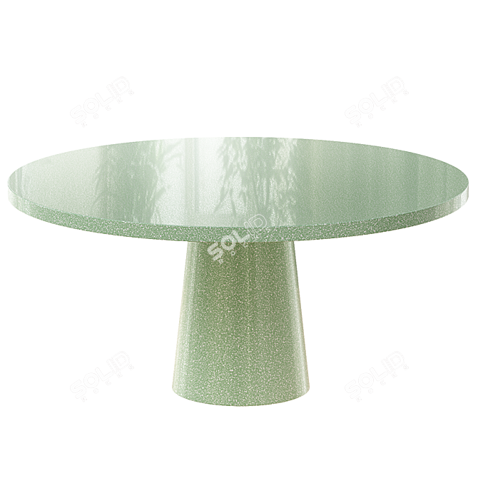 Modern Outdoor Dining Table Model 3D model image 1