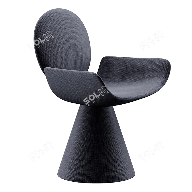 Modern Bonaldo Youpi Chair 3D model image 2