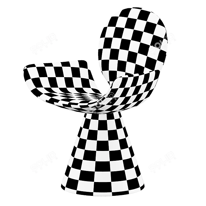 Modern Bonaldo Youpi Chair 3D model image 6