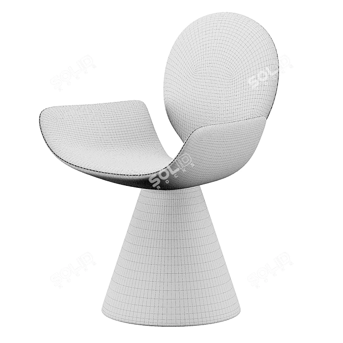 Modern Bonaldo Youpi Chair 3D model image 7