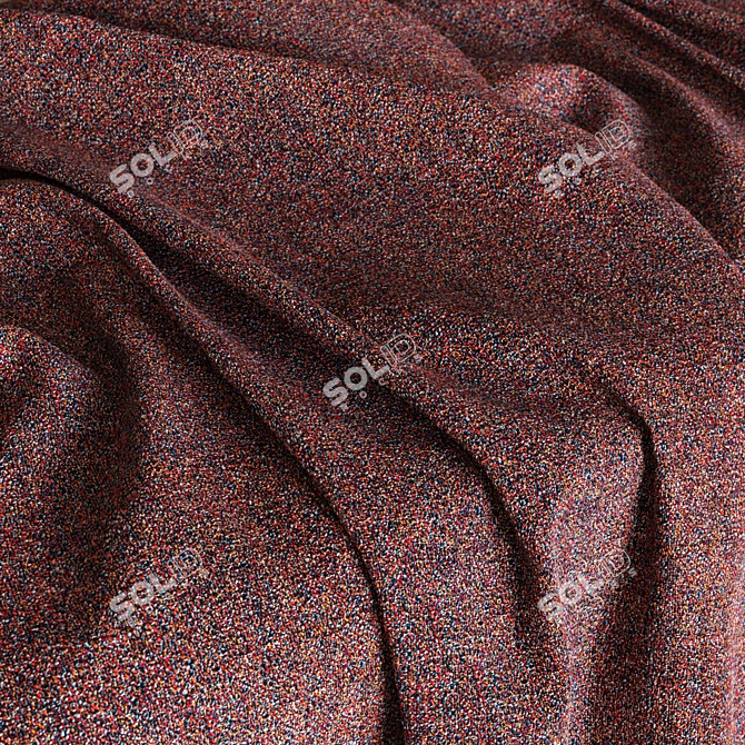 Seamless Fabric PBR Material Kit 3D model image 2