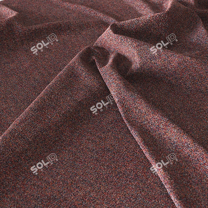 Seamless Fabric PBR Material Kit 3D model image 3