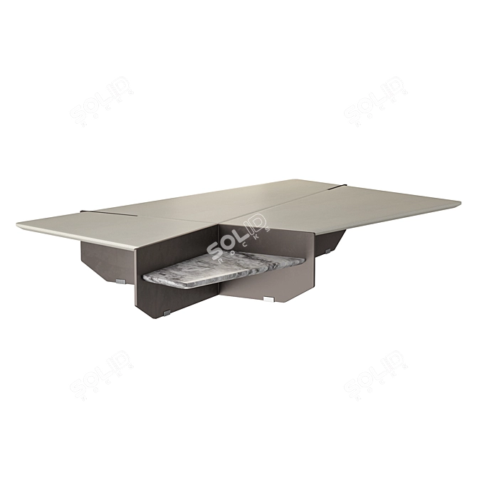 Modern Designer Giorgetti Ghiblim Table 3D model image 8