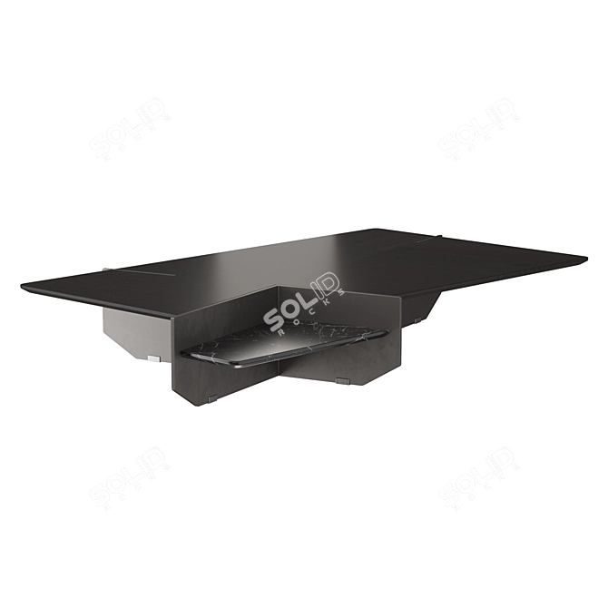 Modern Designer Giorgetti Ghiblim Table 3D model image 9