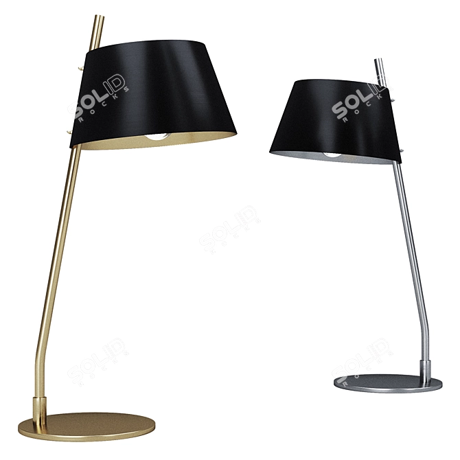 Sophisticated Table Lamp Cote Table 3D model image 1