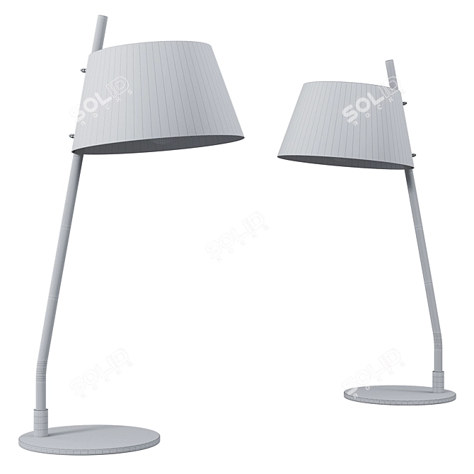 Sophisticated Table Lamp Cote Table 3D model image 5