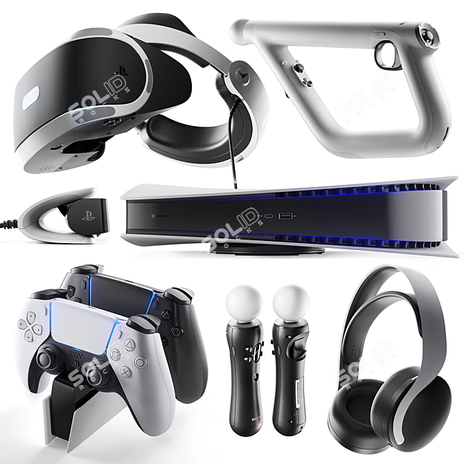 PlayStation 5 VR Gaming Bundle 3D model image 1