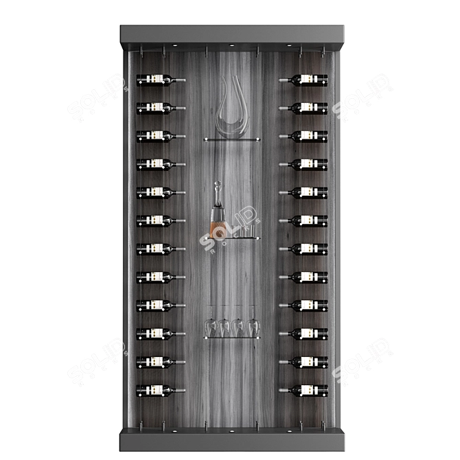 Float Glass Wine Shelf (Blue Grouse) 3D model image 5