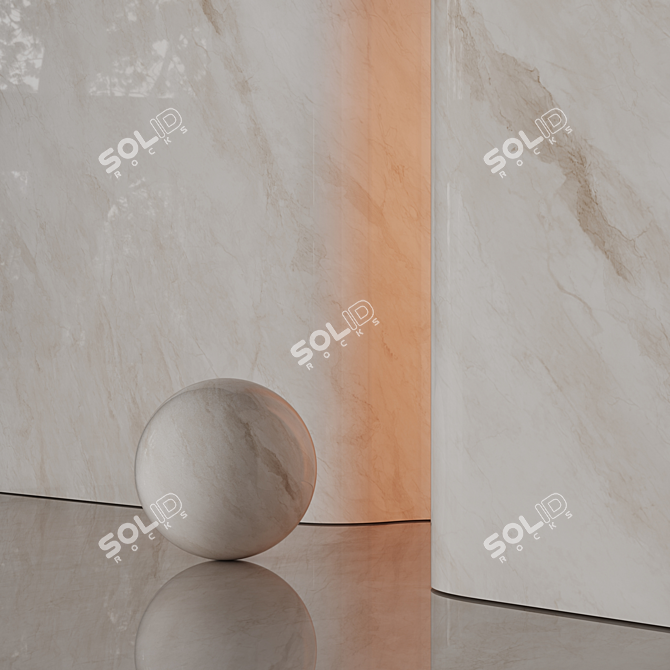 Luxury Marble Texture Set - 8K 3D model image 3