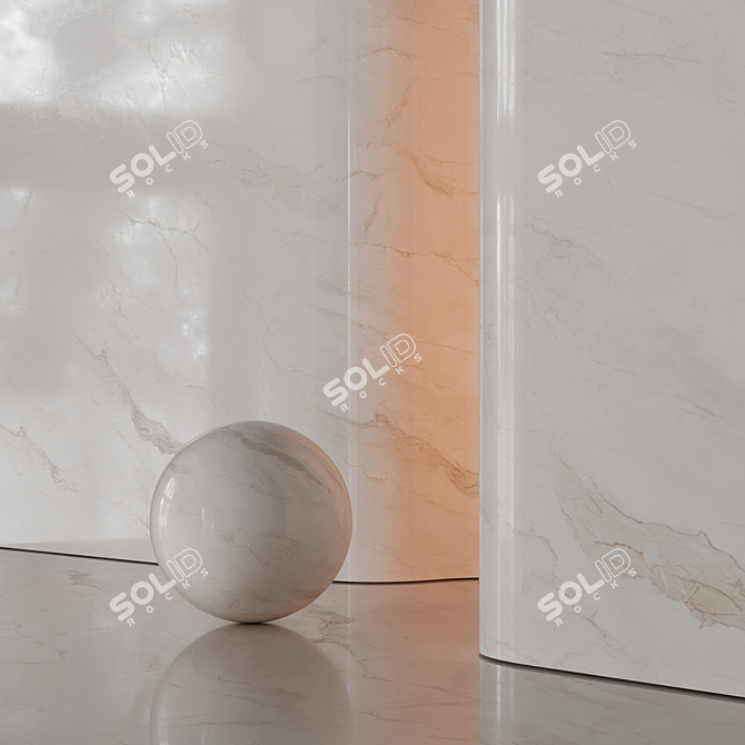 Luxury Marble Texture Set - 8K 3D model image 4