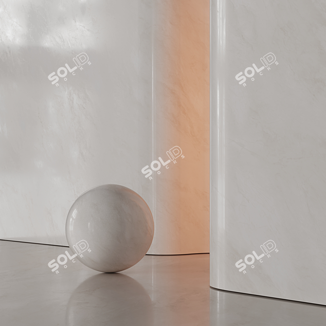 Luxury Marble Texture Set - 8K 3D model image 6