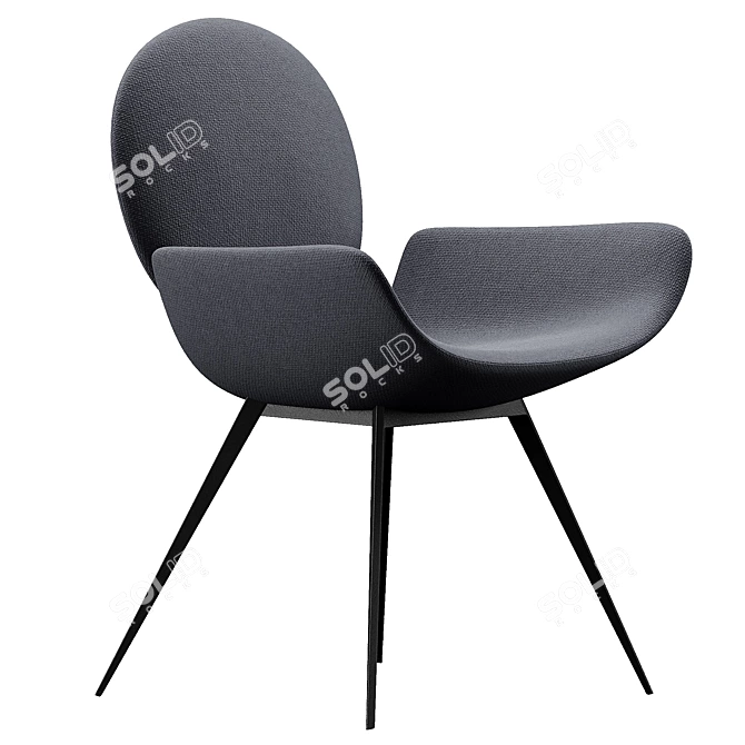 Modern Elegance: Bonaldo Youpi Chair 3D model image 2