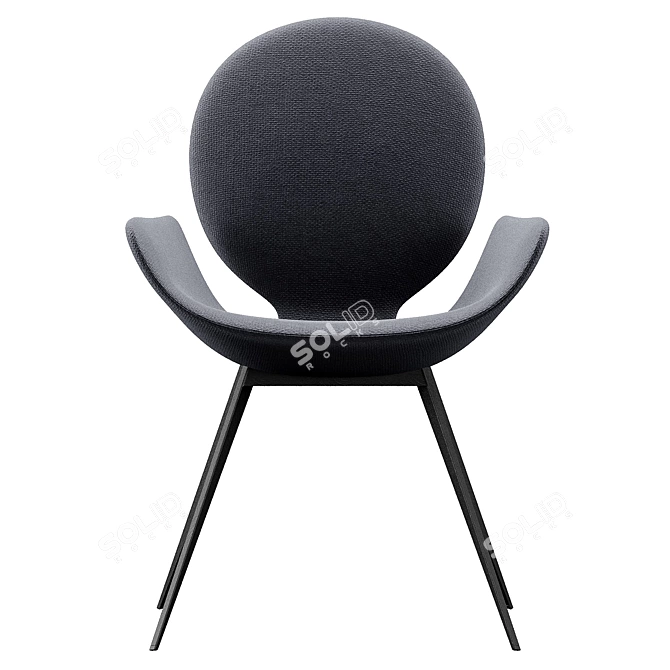 Modern Elegance: Bonaldo Youpi Chair 3D model image 3