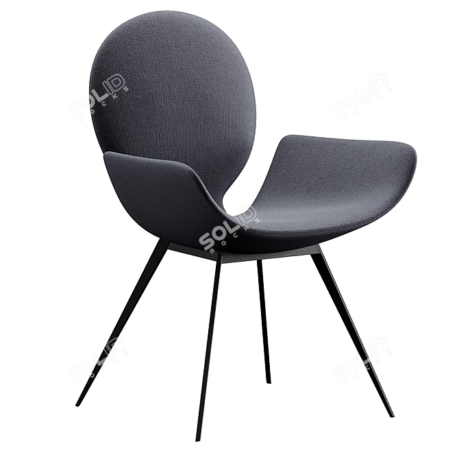 Modern Elegance: Bonaldo Youpi Chair 3D model image 5