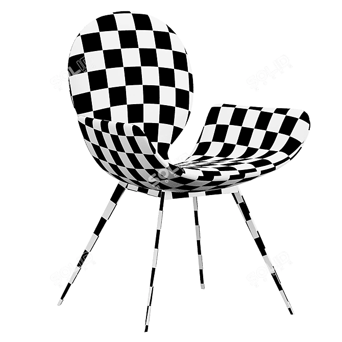 Modern Elegance: Bonaldo Youpi Chair 3D model image 6