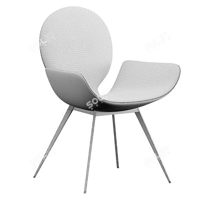 Modern Elegance: Bonaldo Youpi Chair 3D model image 7