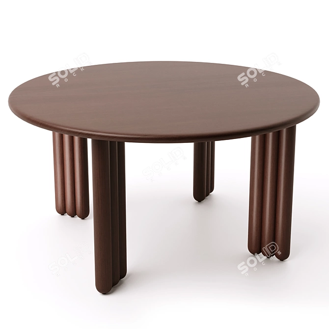 Sleek Flock Dining Set(option to include designer's name - Sokolova) 3D model image 2