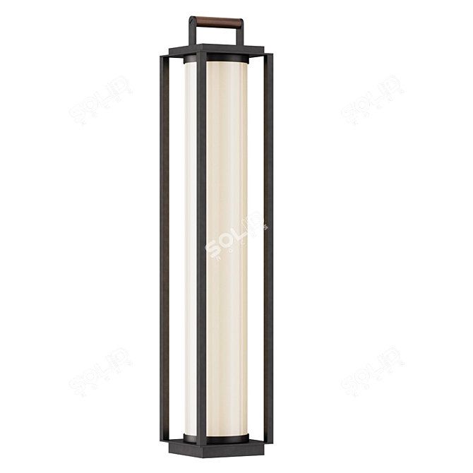 Nautical Inspired LED Floor Lantern 3D model image 3