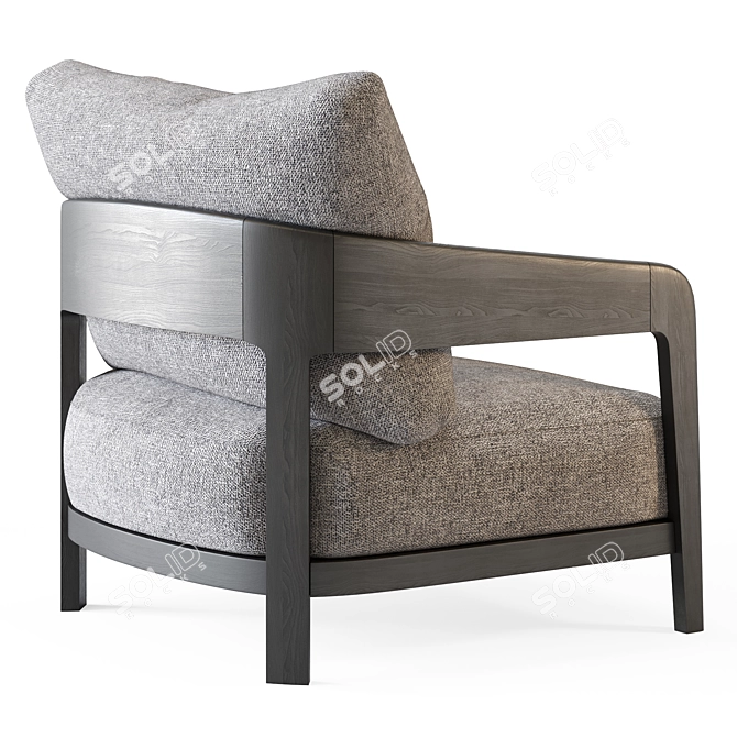 Elegant La Redoute Magalena Chair 3D model image 6