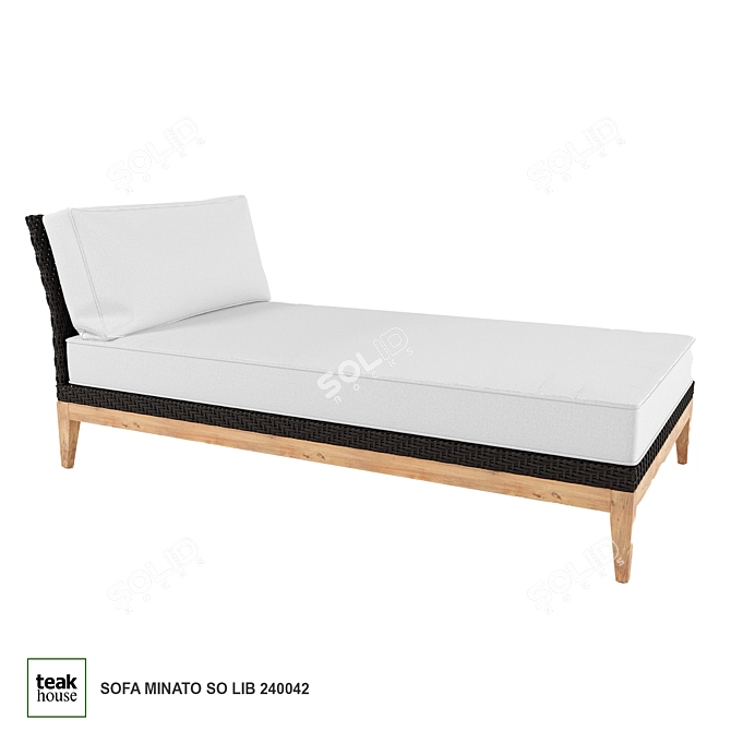 Stylish Modern Sofa for Designers 3D model image 1