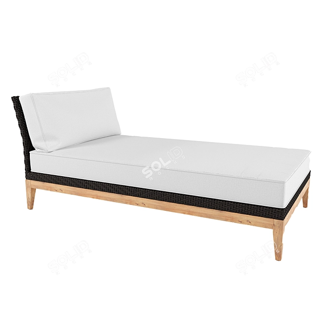 Stylish Modern Sofa for Designers 3D model image 2