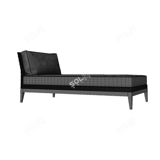 Stylish Modern Sofa for Designers 3D model image 3