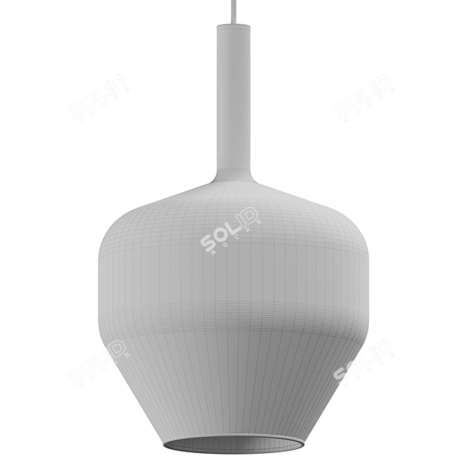 Modern Dual Pendant Light Fixture 3D model image 4