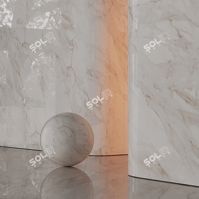 High-Res Marble Material Set 3D model image 2