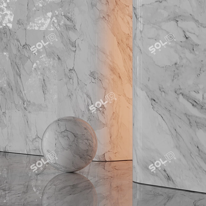 High-Res Marble Material Set 3D model image 4