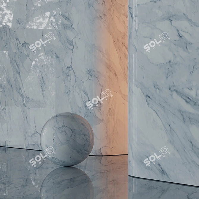 High-Res Marble Material Set 3D model image 6