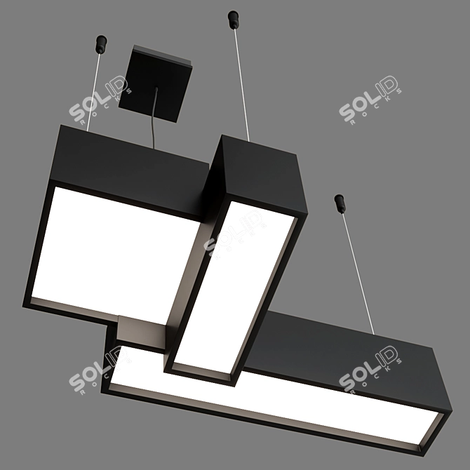 Modern BEBOW LED Pendant Light 3D model image 4