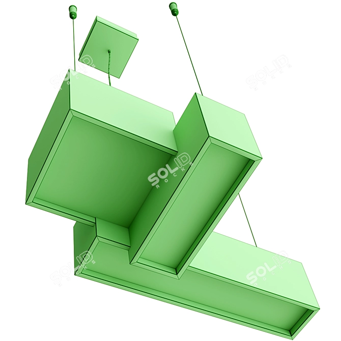 Modern BEBOW LED Pendant Light 3D model image 5