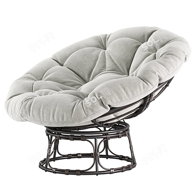 SAFAVIEH Kiraya Outdoor Papasan Chair 3D model image 1