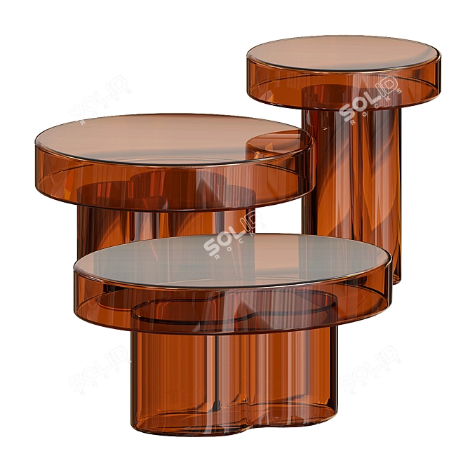 Soda Oval Coffee Table 3D model image 4