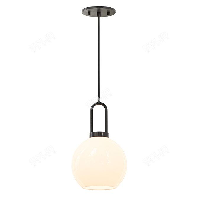 Alora Mood Single Globe Lighting 3D model image 2