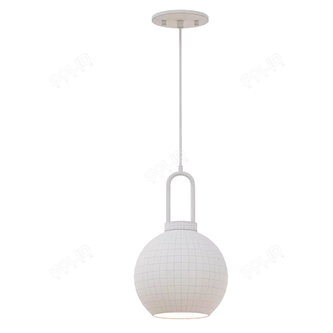 Alora Mood Single Globe Lighting 3D model image 5
