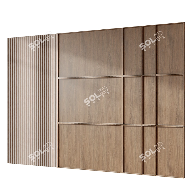 Corona 11 Wall Panel Asset 3D model image 1