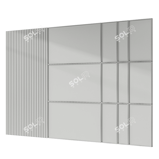 Corona 11 Wall Panel Asset 3D model image 2